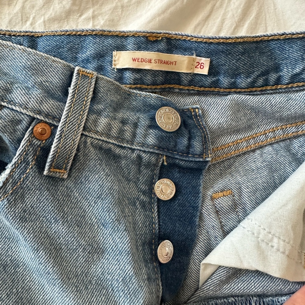 Levi's Blue Straight Leg Jeans Classic Denim